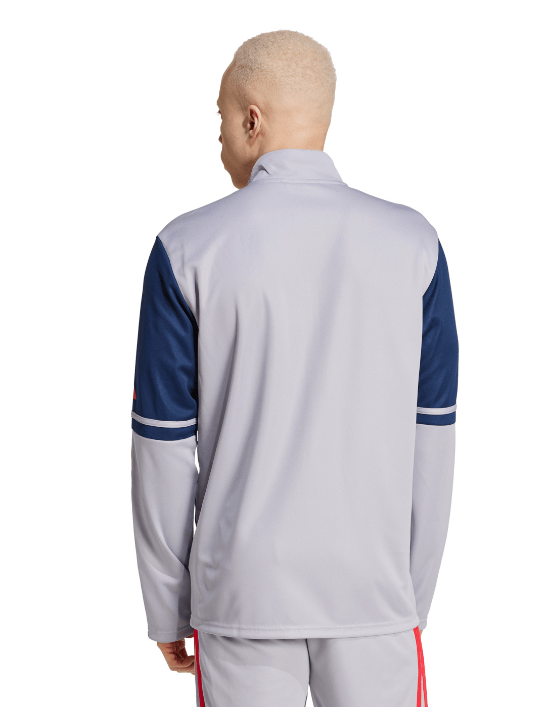 chaqueta adidas hombre Tiro, gris/marino/rojo