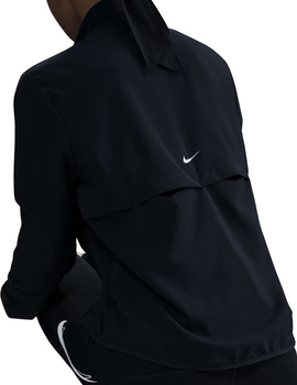 chaqueta microfibra nike trainning/running mujer,  negro