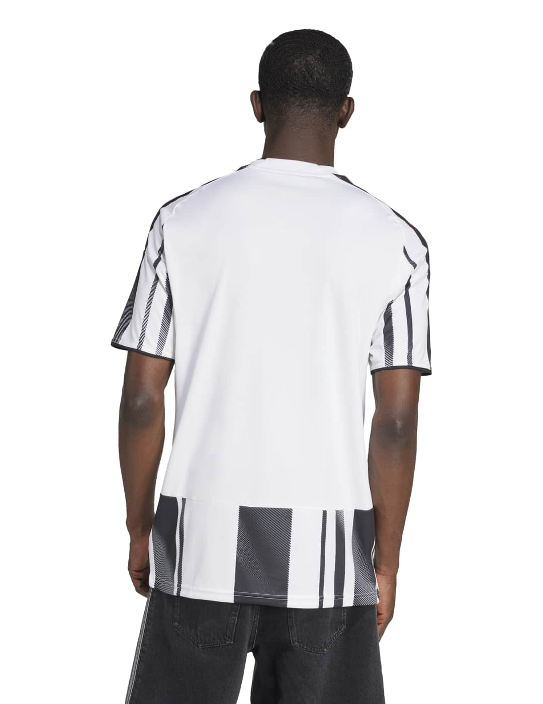 camiseta de fútbol adidas JUVE H JSY, negro/blanco