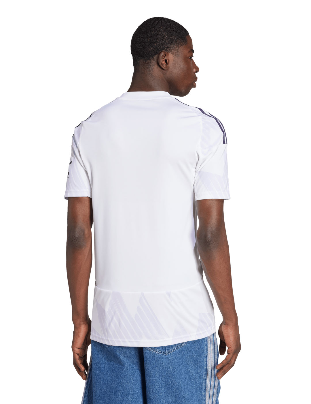 camiseta fútbol Manchester U., blanco