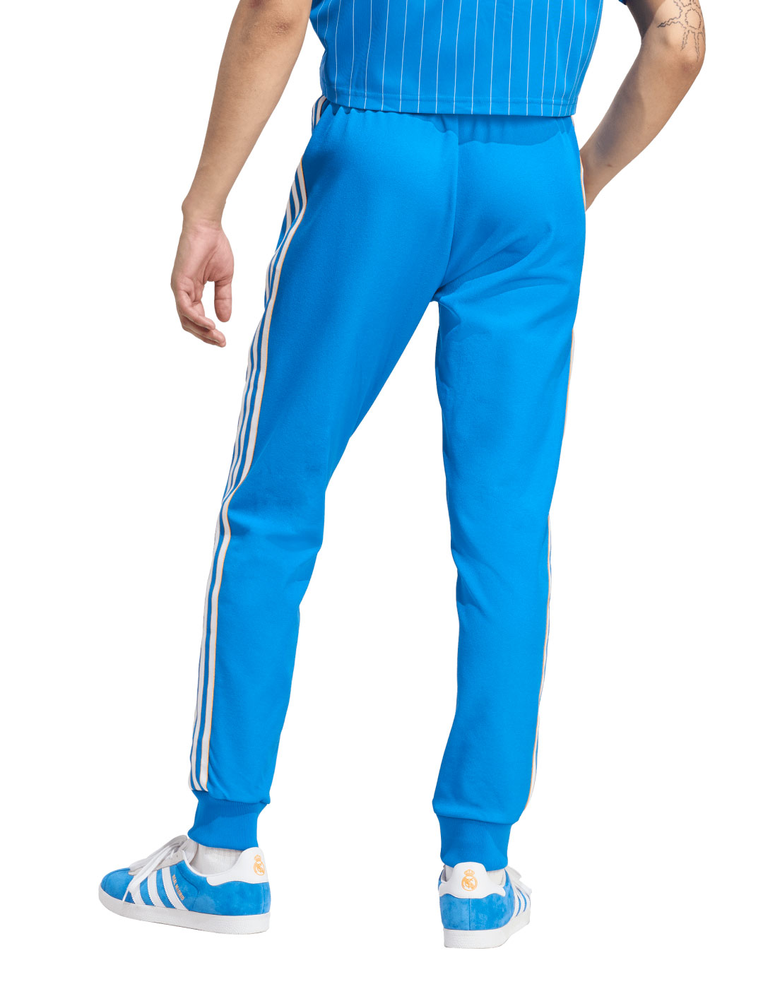 pantalón de chandal Real Madrid, azulón/blanco