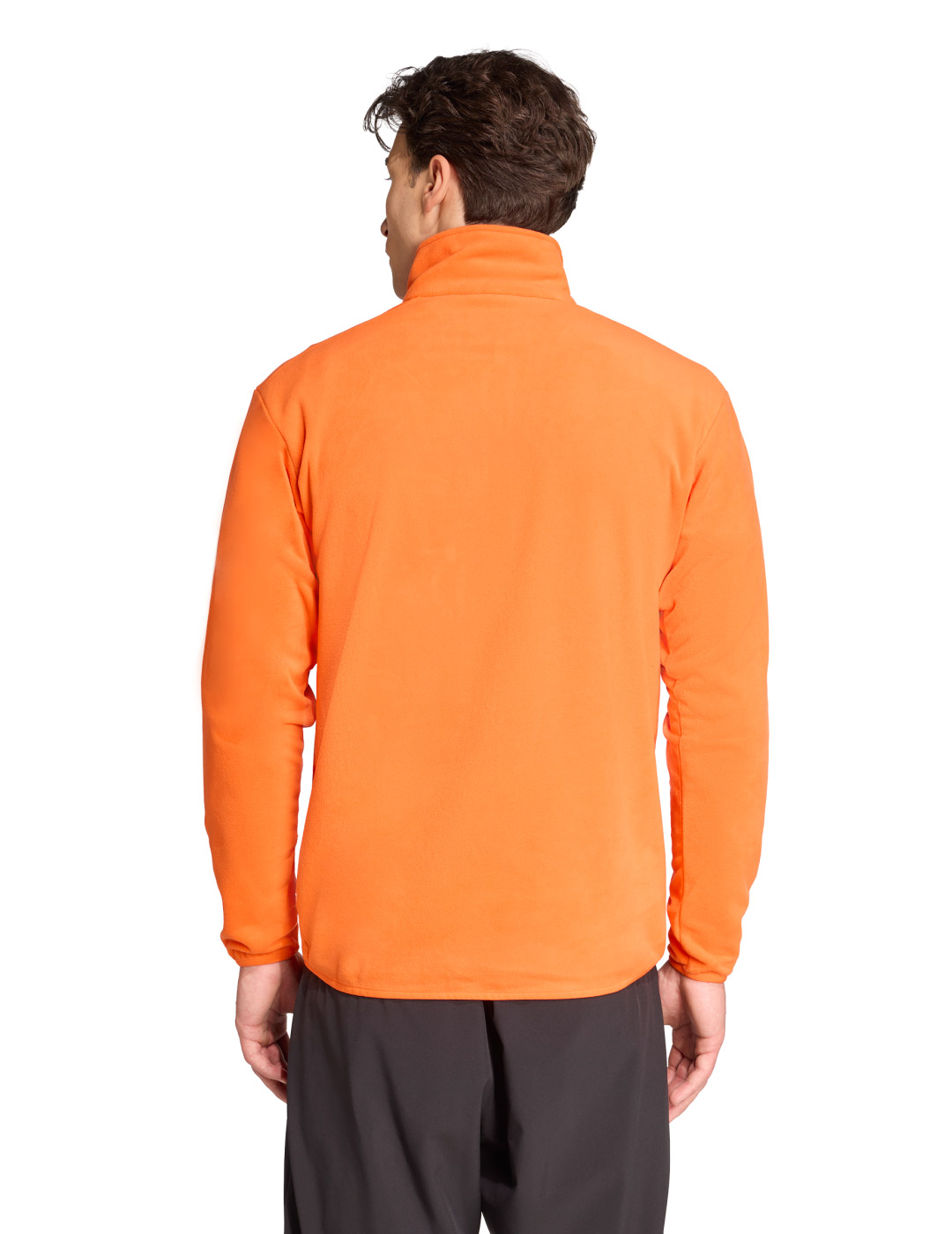 sudadera Terrex media cremallera  polar  adidas, naranja