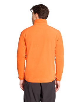 sudadera Terrex media cremallera  polar  adidas, naranja