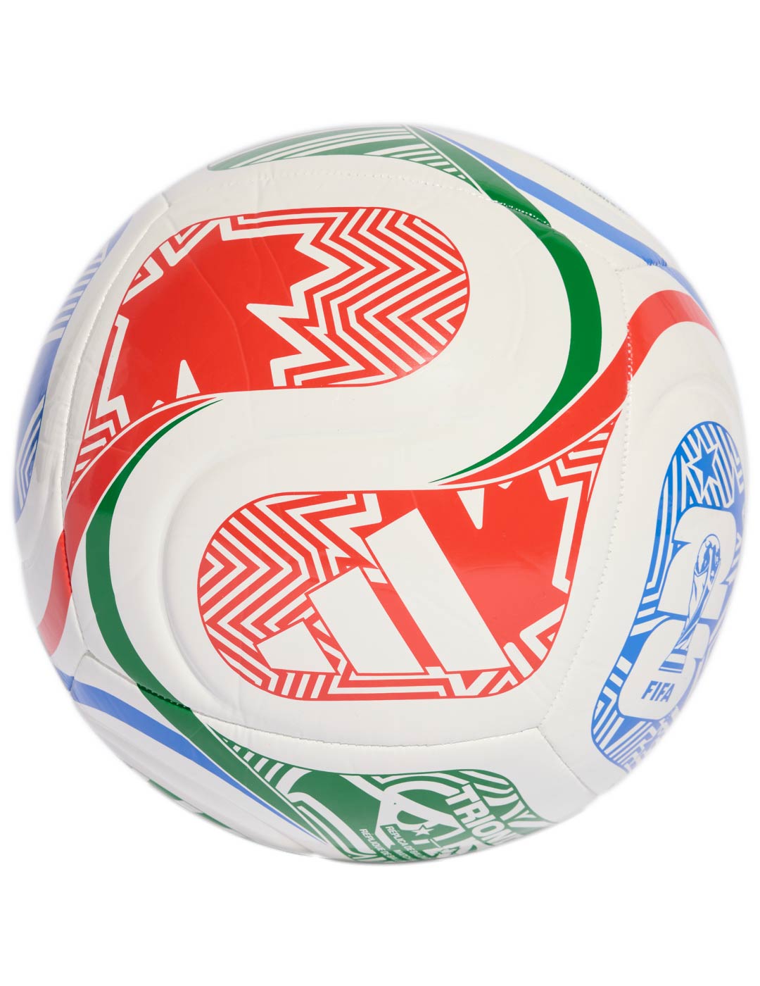 balón  de fútbol adidas  mundial WC CLB, blanco multicolor