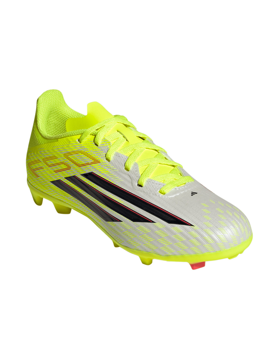 bota de fútbol adidas F50 LEAGUE FG/MG J amarillo/blanco