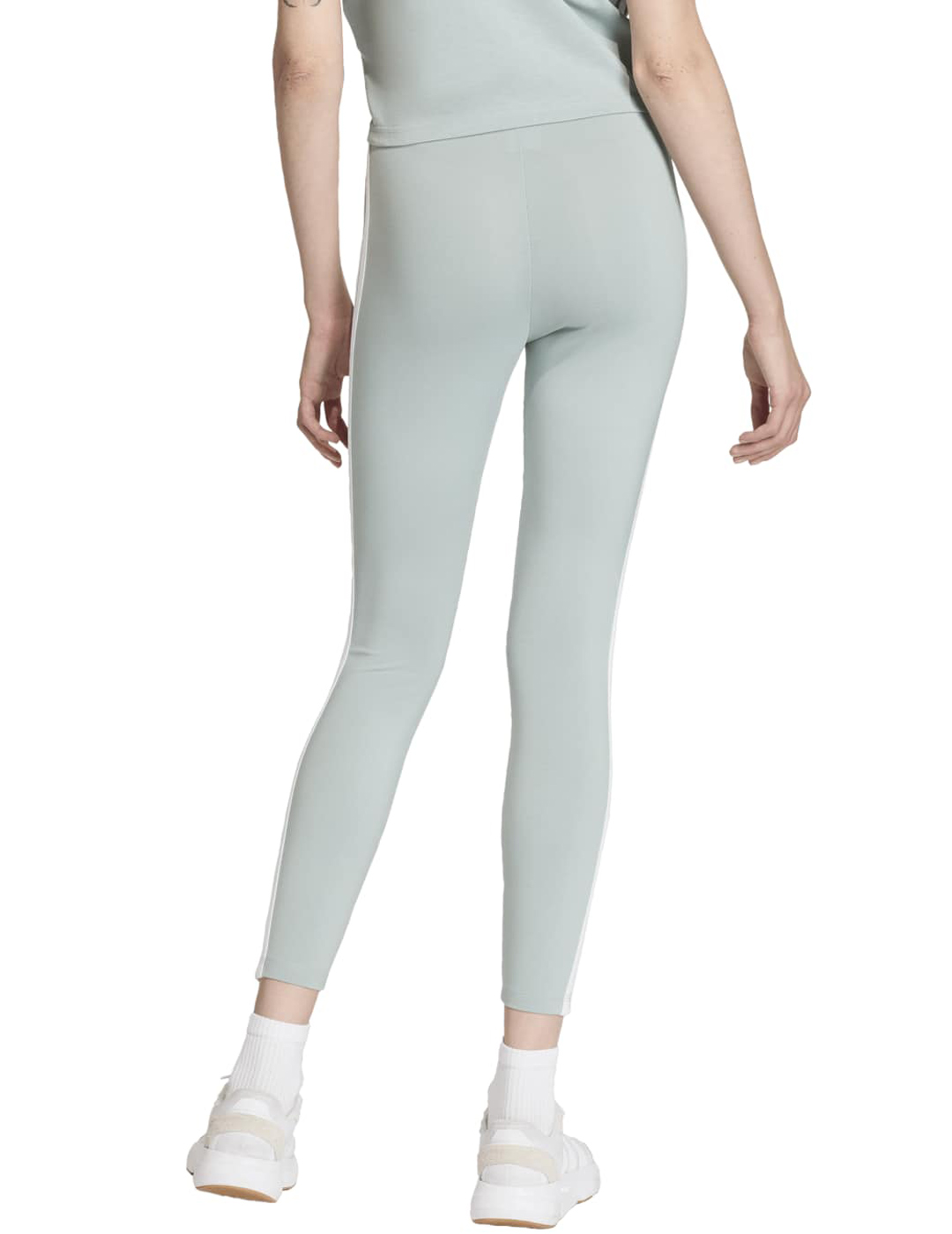 malla adidas mujer tres bandas, verde